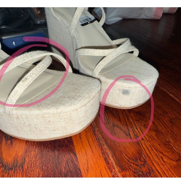 Women's Ronnie Strappy Platform Wedge Heels with Memory Foam Insole. Size 7.5 - Picture 10 of 11